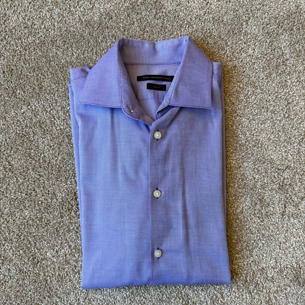 John Varvatos Star USA Slim Fit Men’s Button Down 15.5” 32/33